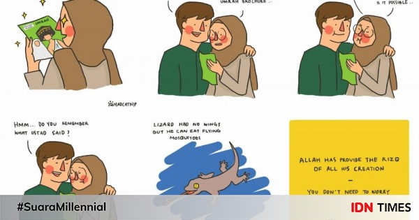 10 ilustrasi ini gambarkan betapa nikmatnya mencintai karena tuhan