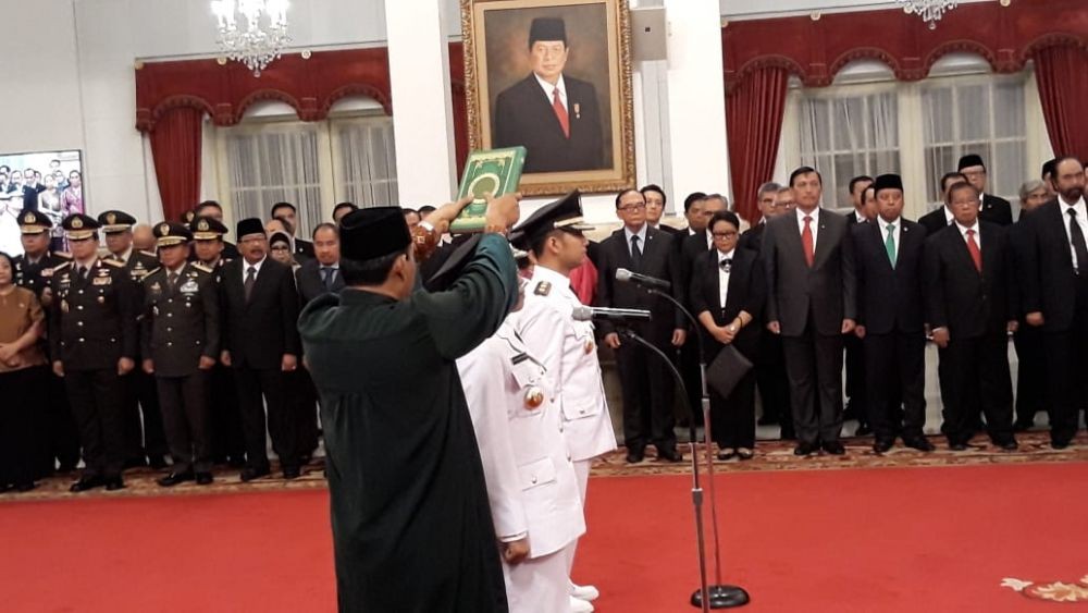 Ini Janji Khofifah-Emil Usai Dilantik oleh Presiden Jokowi