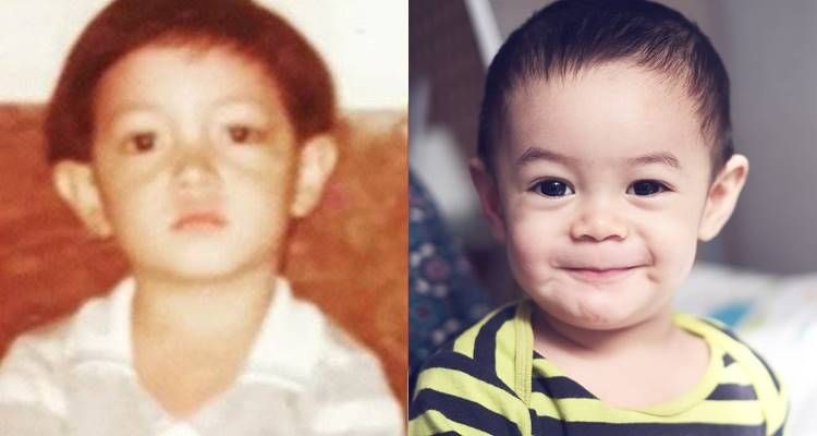 10 Potret Masa Kecil Artis Pria Ini Mirip Banget Sama Anaknya Sekarang