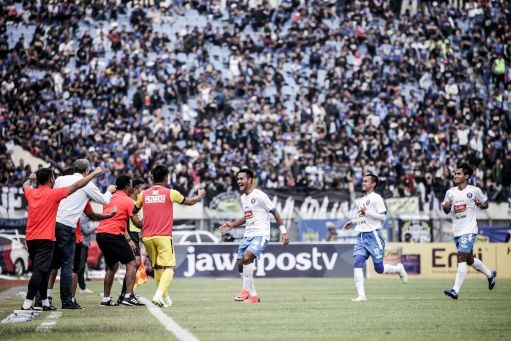 Persib vs Arema Bermain Imbang, Skor Akhir Pertandingan 1-1