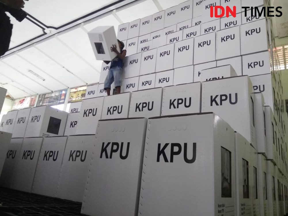 Cuma Sekali Pakai, KPU Makassar Jual 19 Ribu Kotak Suara Pemilu  