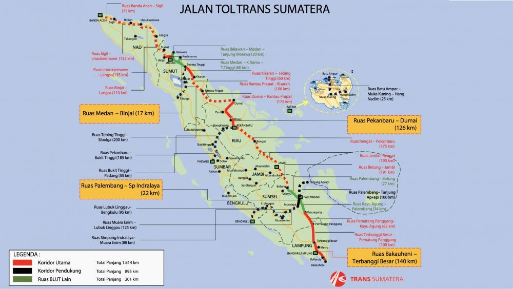 Dana Ganti Rugi Lahan Proyek Tol Medan-Binjai Akan Dibayar Maret 2019