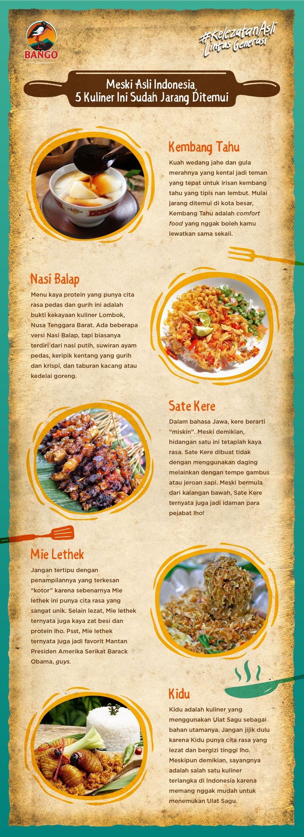 Mulai Jarang Ditemui, Yuk Segera Cicipi 5 Kuliner Ini!