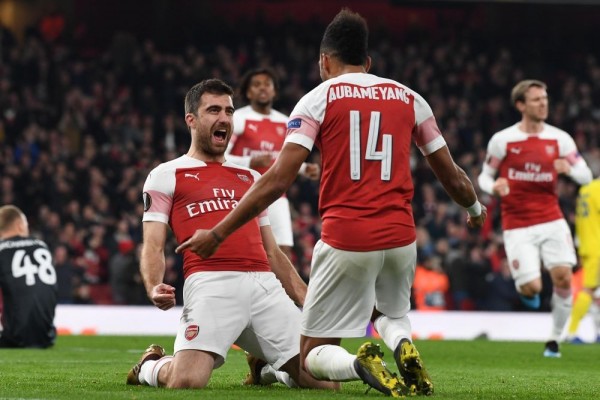 Comeback pada Leg Kedua, Arsenal Bantai BATE Borisov di Emirates