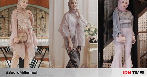 8 Inspirasi Kebaya Organza Yang Bikin Kamu Tampil Anggun And Elegan