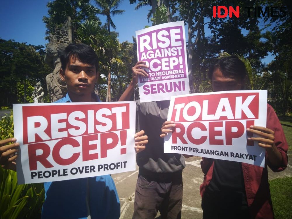 Demo Tolak RCEP di Bali: Pertemuan ini Membahas Kebijakan Neoliberal