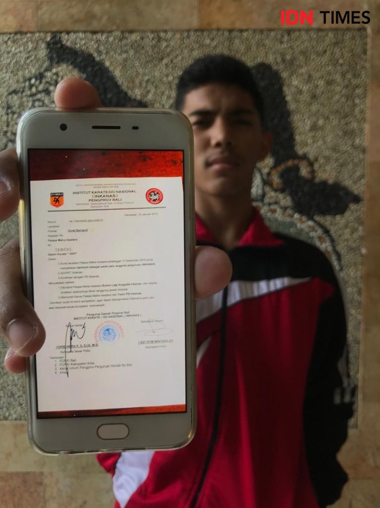 Pindah Perguruan, Atlet Karate Denpasar Dilarang Ikut Turnamen 2 Tahun