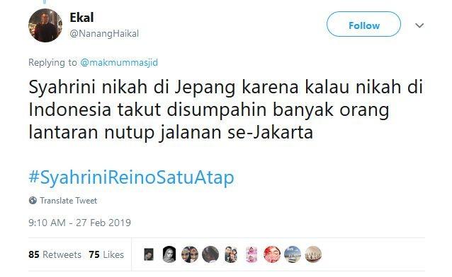 9 Skenario Kocak Mengapa Syahrini & Reino Barack Nikah di Jepang?