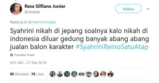 9 Skenario Kocak Mengapa Syahrini & Reino Barack Nikah di Jepang?