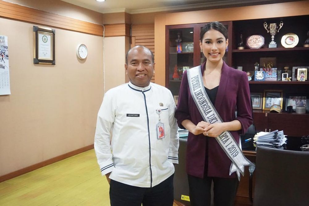 10 Potret Puteri Indonesia 2019, Frederika Alexis Cull yang Memesona