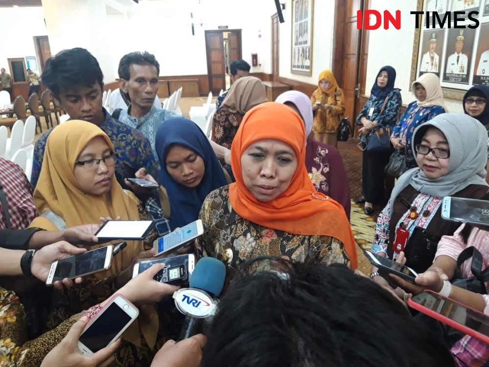 Sertijab Bupati-Wabup Mojokerto, Khofifah: Ingat Masih Banyak PR!