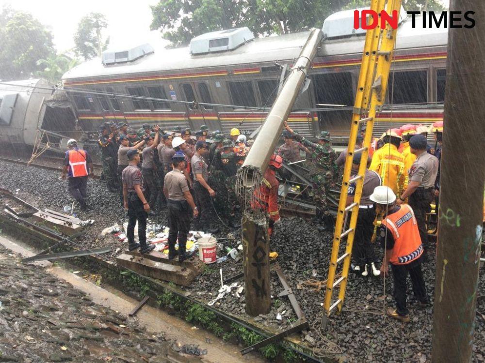 KRL Anjlok di Bogor, KCI Siapkan Puluhan Bus Pengganti untuk Penumpang