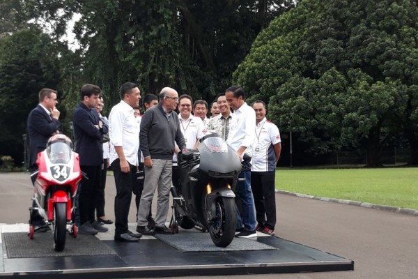 Ditantang Naik Motor 1000 cc, Begini Reaksi Presiden Jokowi