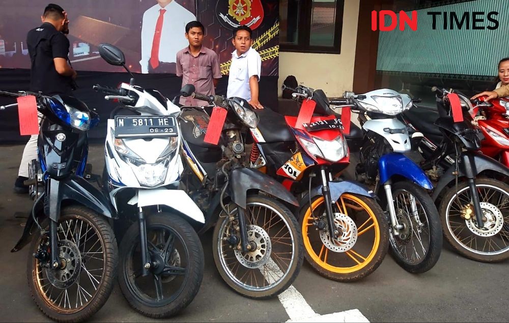 Komplotan Spesialis Maling Sepeda Motor Petani Diringkus Polisi
