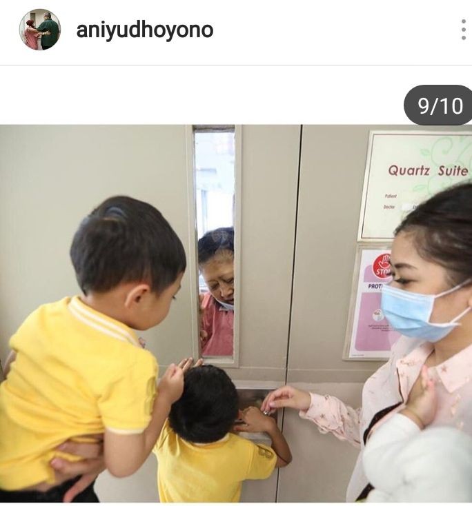 Momen Penuh Haru saat Ani Yudhoyono Melepas Rindu dengan Cucu