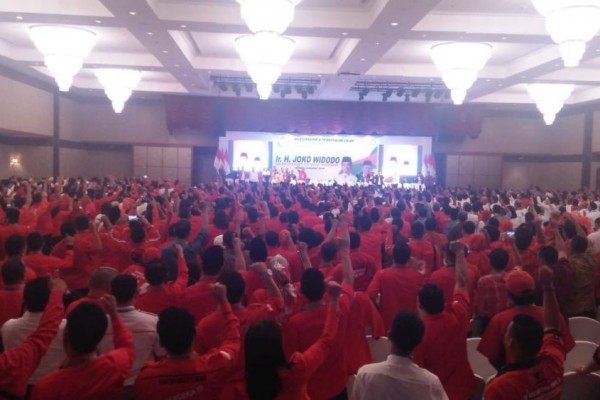 Jelang Pembekalan Caleg, Lagu 'Ayo Kita Pilih Jokowi' Berkumandang
