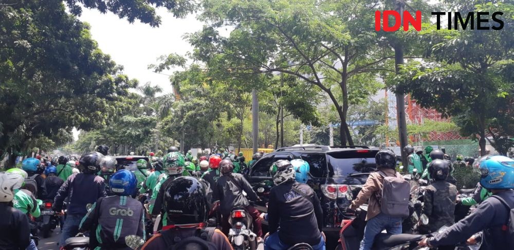 Sampaikan Banyak Tuntutan, Besok Ribuan Driver Online Demo di Surabaya