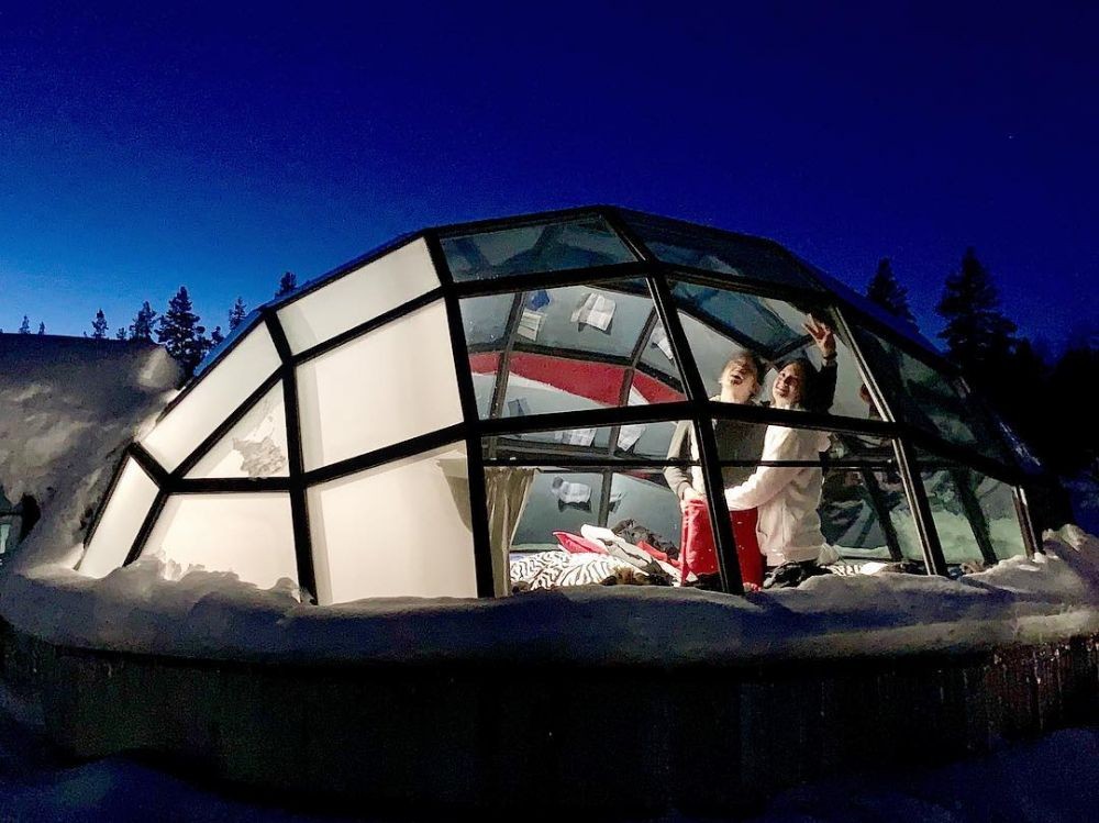 Kakslauttanen Arctic Resort Igloos and Chalets сафари