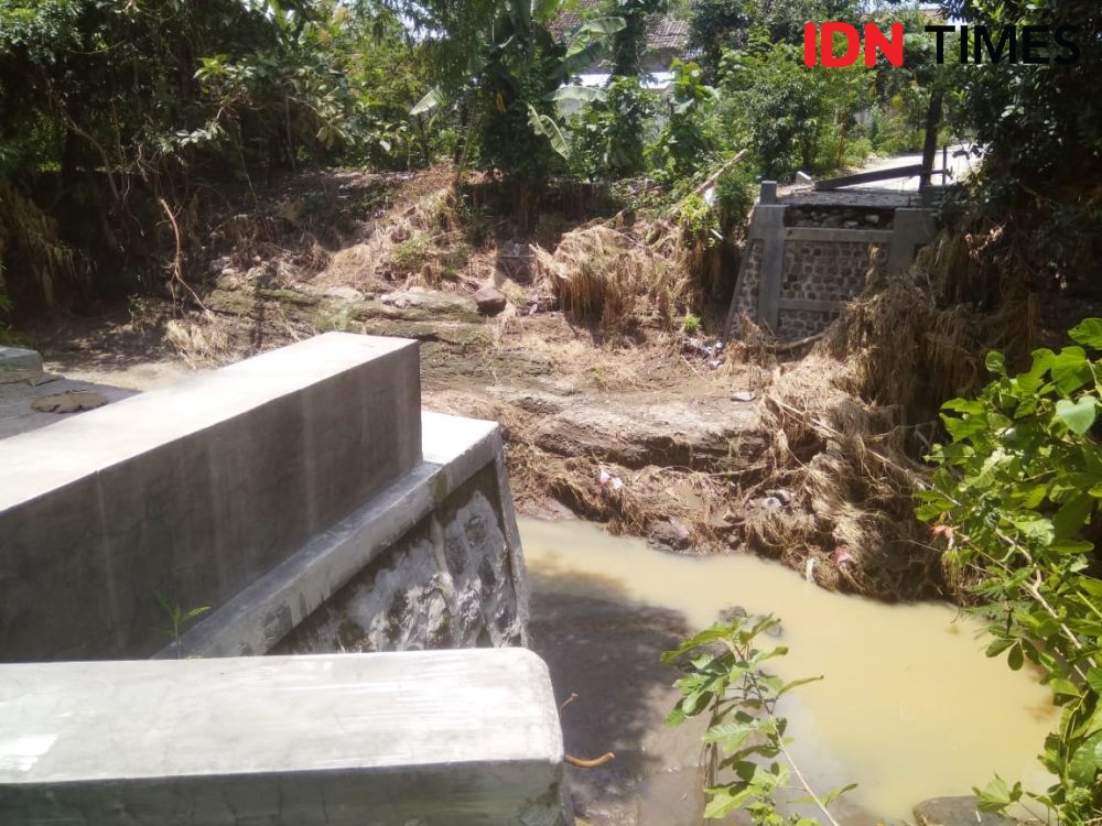 Dampak Banjir, Jembatan Antardusun di Kabupaten Madiun Putus