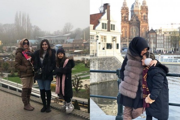 Jadi Mama Artis Paling Hits, 10 Potret Liburan Amy Qanita ke Eropa