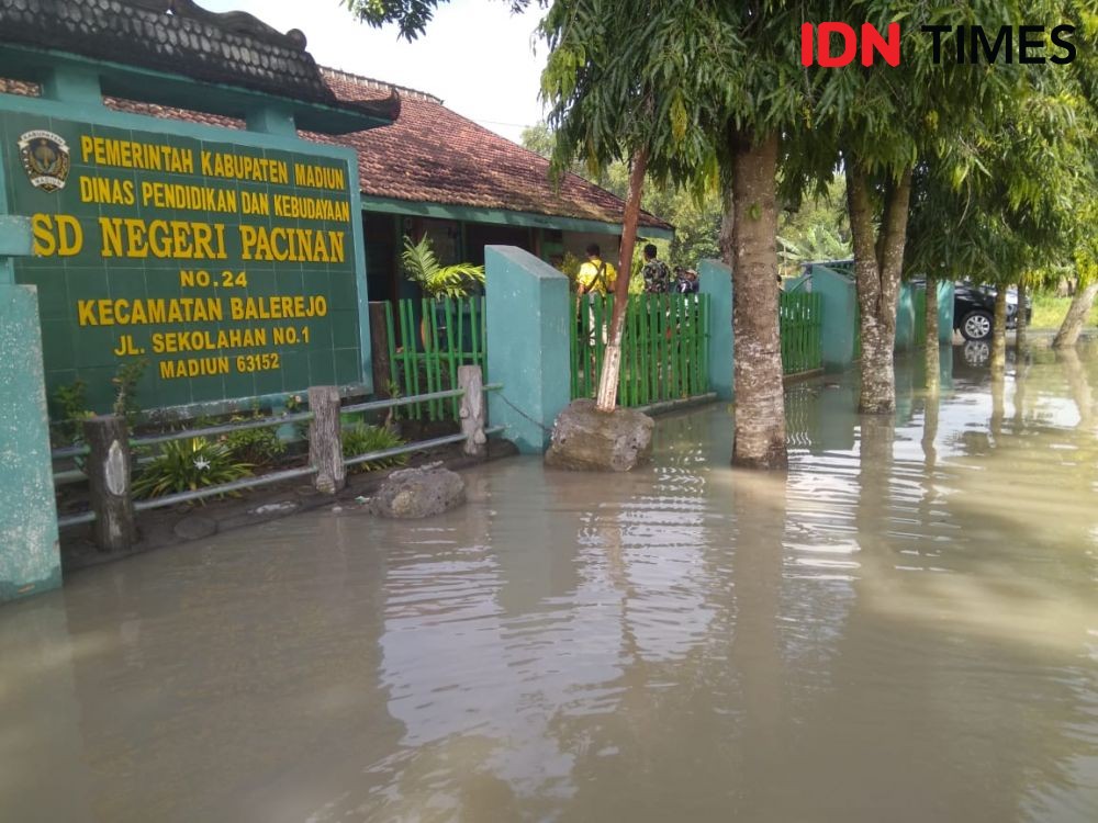 Hujan Deras Semalam, Sejumlah Wilayah di Kabupaten Madiun Banjir 