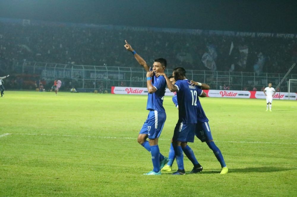Tumbangkan Kalteng Putra, Arema FC Buka Peluang Lolos ke Final