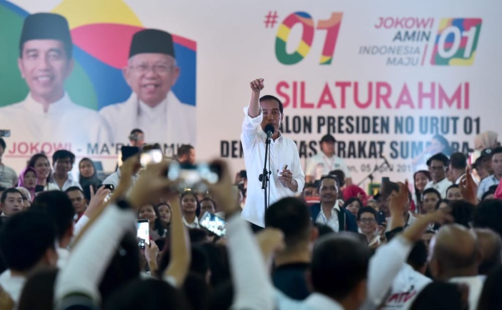 Sumut Ujung Tombak Suara Jokowi-Ma'ruf di Sumatera