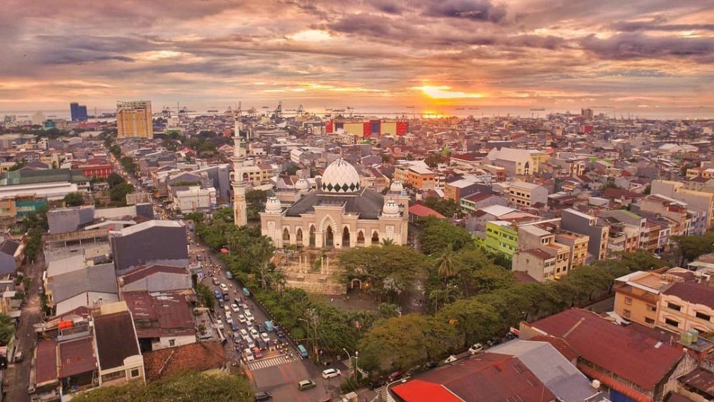 FOTO: Mengintip Megahnya Masjid Raya Makassar