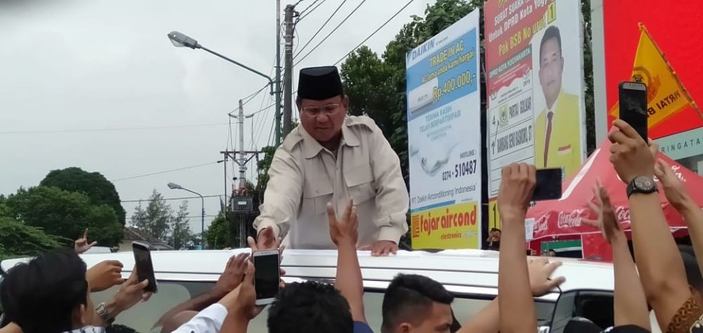 Prabowo Tuding Media Menunggu Dirinya Salah Bicara