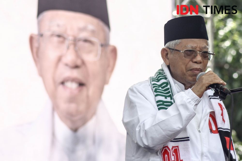 Mengintip Gaya Sarungan Ma'ruf Amin Selama Kampanye Pilpres 2019