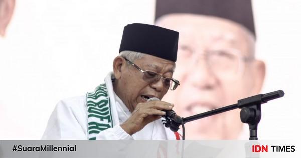 Mau0027ruf Amin Bikin Pendukungnya Bergembira dengan Jokes  IDN 