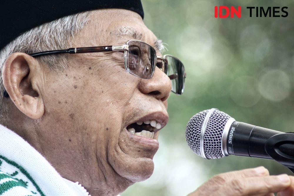 Ketika Kampanye Ma'ruf Amin Bikin Pendukungnya Bergembira dengan Jokes