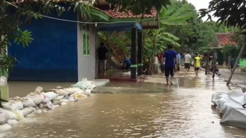 Banjir di Indramayu Meluas, Pelaksanaan UNBK SMP Ditunda
