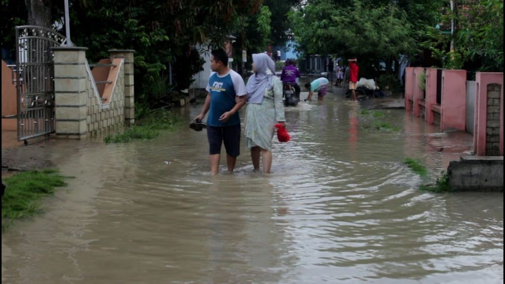 Banjir di Indramayu Meluas, Pelaksanaan UNBK SMP Ditunda