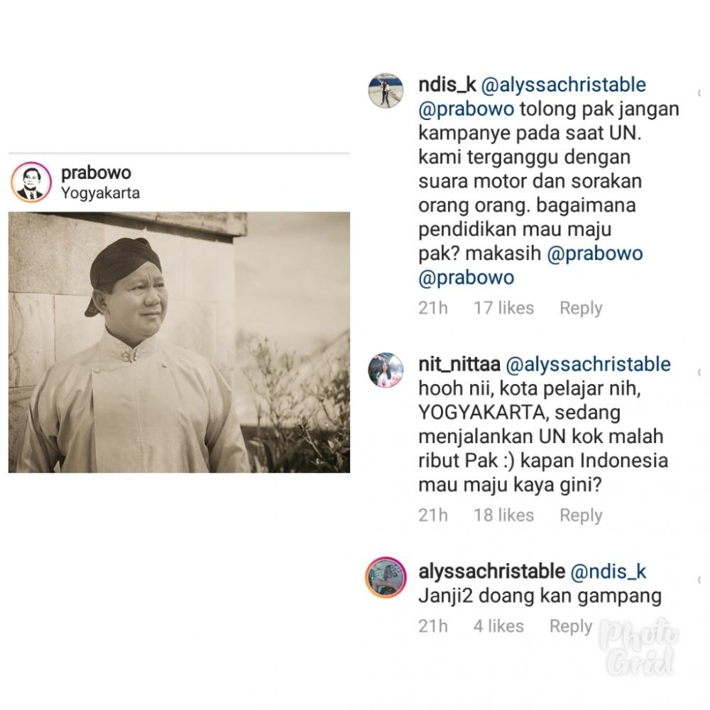 Siswa Mengeluh Kampanye Prabowo Berisik, Ganggu UN