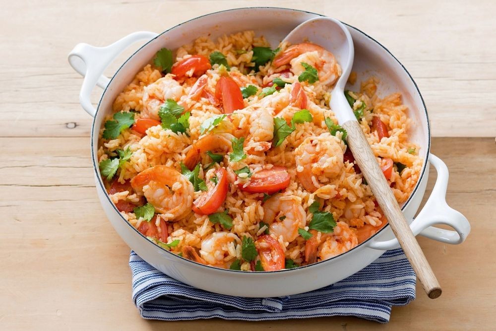 Рис с морепродуктами рецепт с фото