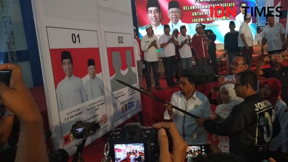 TKD Jatim Klaim Jokowi-Ma'ruf Menang 70 Persen di Lamongan