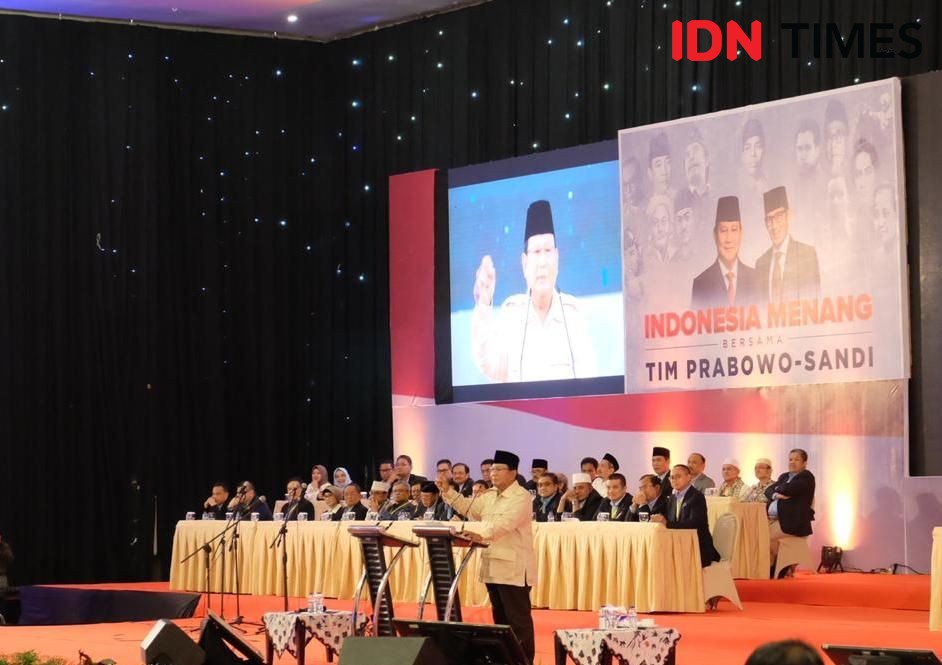 Hadiri Kampanye Prabowo, Gatot Nurmantyo Belum Tegaskan Dukungan