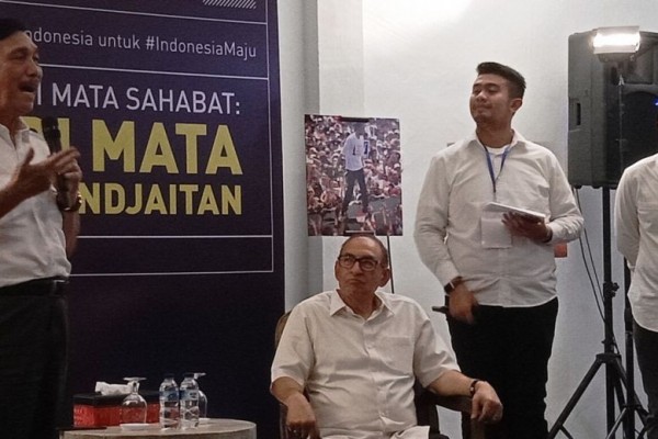 Luhut Pandjaitan dan Alwi Shihab Kunjungi Kantor AMPI Sumut