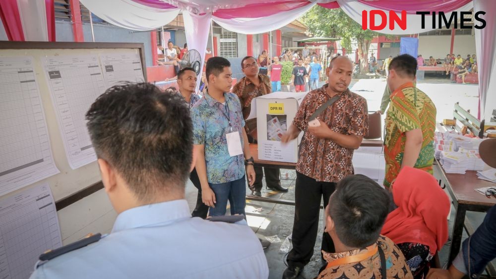 Hasil Coblosan:  TPS Rutan Medaeng Sepenuhnya Mendukung Jokowi-Amin