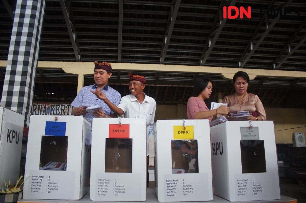 Prabowo Kalah di TPS Bupati Klungkung: Bupati Bukan Milik Paslon