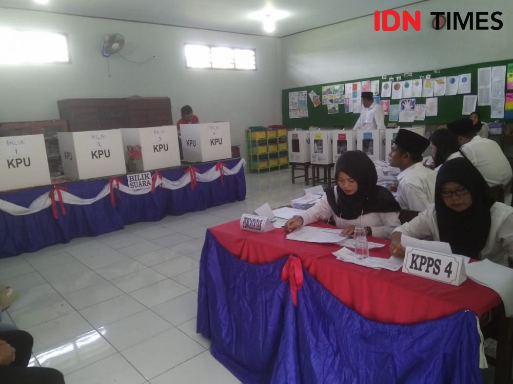 Pantau TPS, Bawaslu Sebut Pencoblosan di Kabupaten Madiun Lancar
