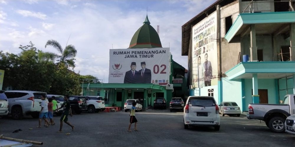 Jokowi-Ma'ruf Menang di Dua TPS Dekat Posko Prabowo-Sandi Surabaya