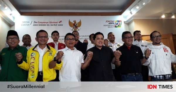 TKN Jokowi-Ma'ruf Deklarasikan Kemenangan Berdasarkan Quick Count