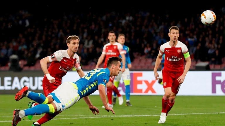 Gol Apik Lacazette, Lima Fakta kemenangan Arsenal atas Napoli