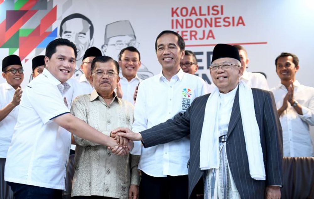 Hasil Rekapitulasi Provinsi, Jokowi-Ma'ruf Amin Unggul di 4 Wilayah