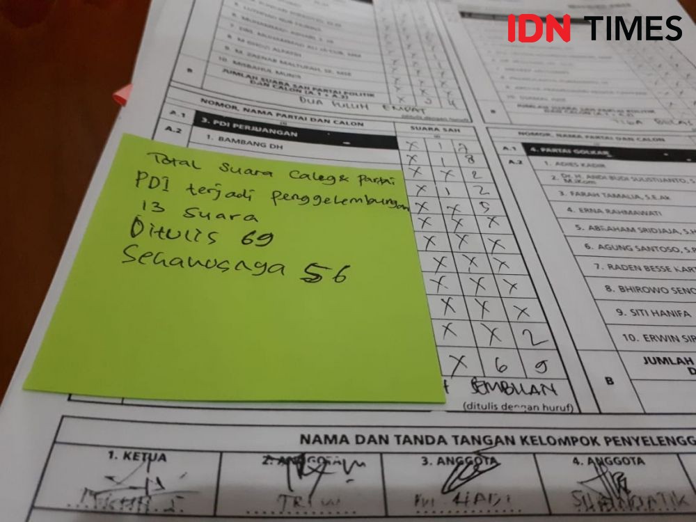 Dugaan Penggelembungan Suara, Enam Parpol Datangi KPU Surabaya