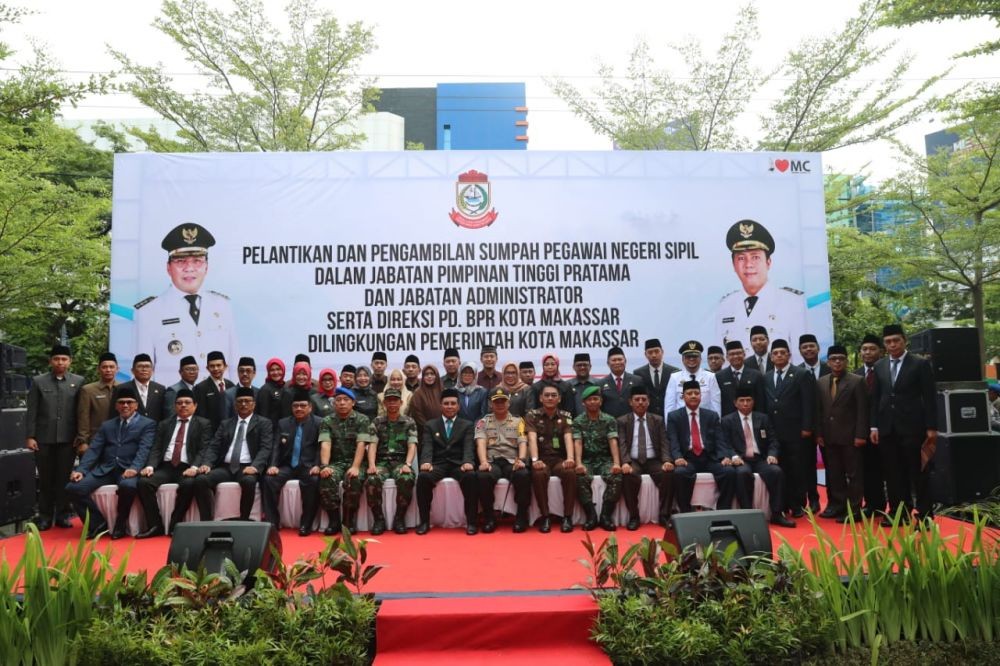 Wali Kota Danny Lantik 34 Pejabat Pemkot Makassar