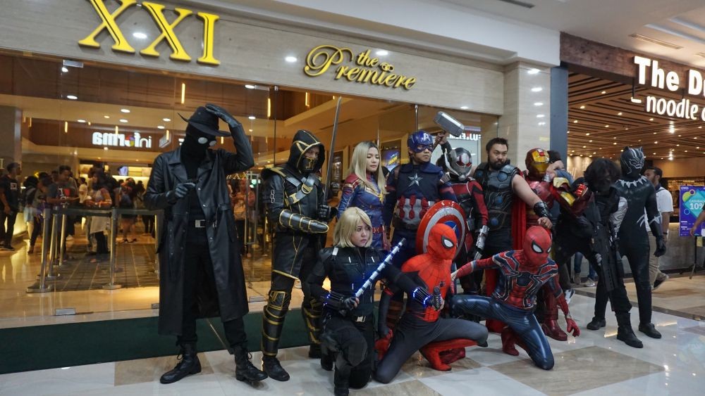 Demam Avengers di Medan, Ada yang Sampai Pakai Kostum Spiderman