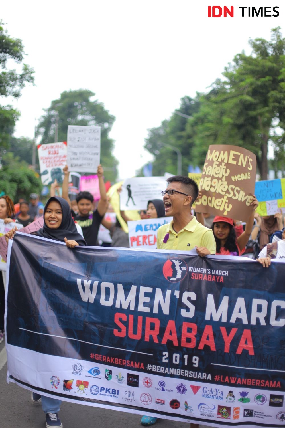 Women's March Surabaya, Aksi Serukan Pengesahan RUU PKS